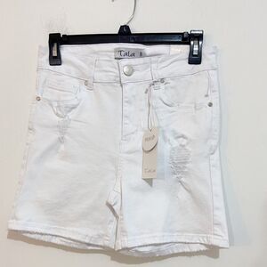 Tala White Shorts  